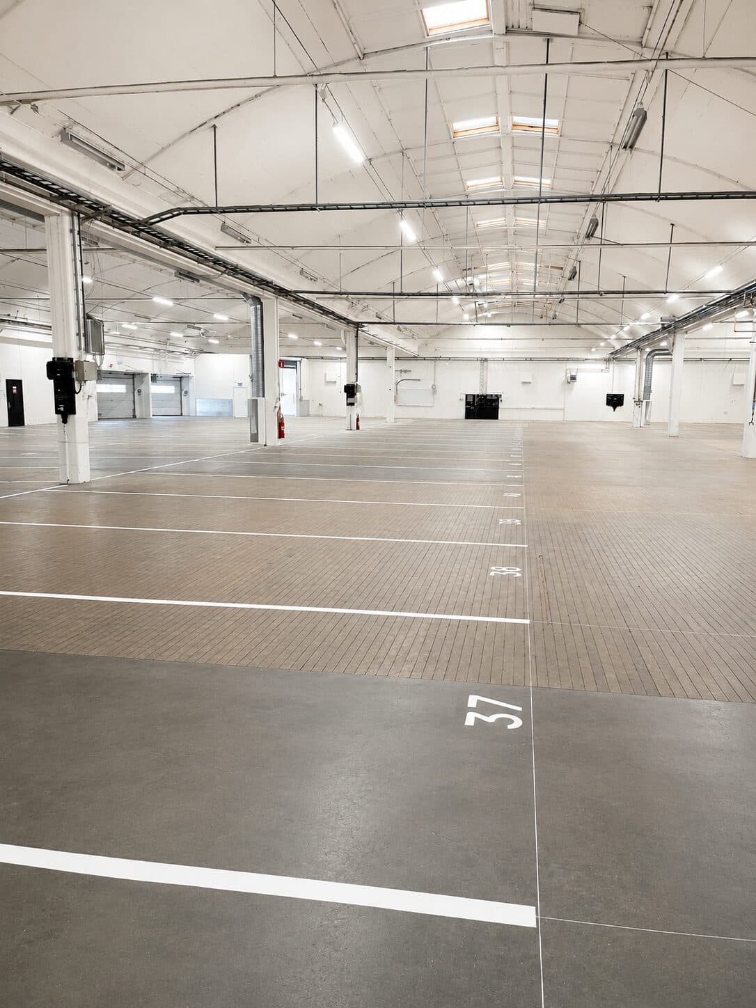 Vinterförvaring för husbil och husvagn i Borås, hallen på Kyrkvägen 4